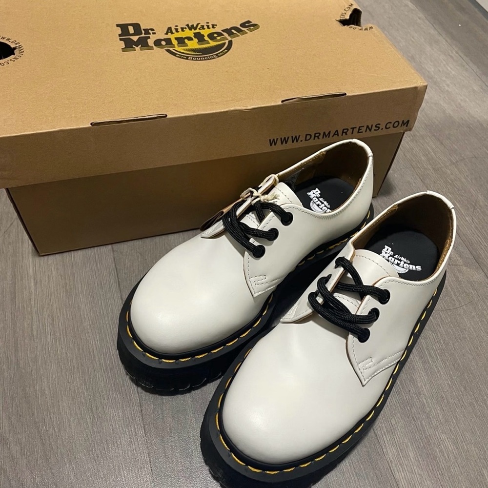 1461 Smooth Leather Platform Shoes